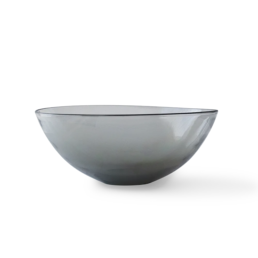 WASHIZUKA GLASS STUDIO charcoal bowl