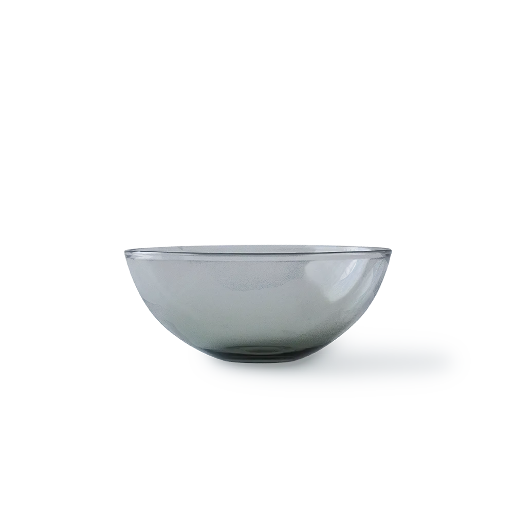 WASHIZUKA GLASS STUDIO charcoal bowl